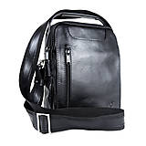 Pánske tašky - Luxusná kožená etuja z hovädzej kože, hladká lesklá koža, čierna farba - 14859649_