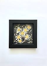 Dekorácie - Obraz z lisovaných kvetov - 14861061_