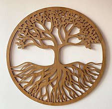 Dekorácie - Strom života - odtieň rustikal - 14859391_
