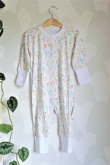 Nočná bielizeň - Detské rastúce pyžamko na zips CILA - 14860062_