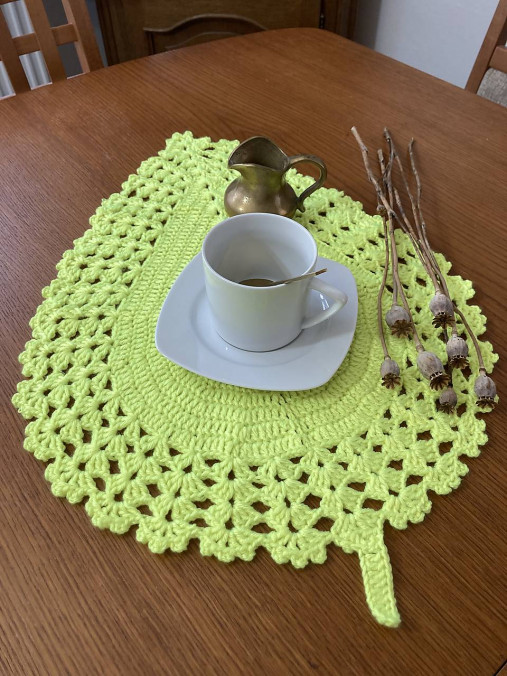 Úžitkový textil - prestieranie "háčkované" Neo Sunny" - 14859629_