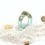 Prstene - Živicový prsteň _ Oceán - 14864525_