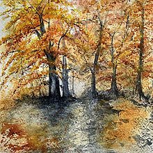 Obrazy - V zlatom lese… (Fine Art print) - 14864886_