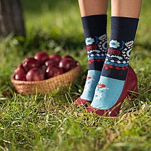 Ponožky, pančuchy, obuv - (F01) Ponožky Ľudovky - 14863483_
