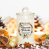 Svietidlá a sviečky - AKCIA - Sviečka zo sójového vosku v skle - Vianočná Pohoda - 14866158_