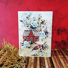 Papiernictvo - Vianočná pohľadnica WINTER III. - 14866705_