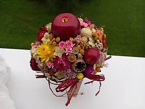 Dekorácie - Jesenná dekorácia ...s jabĺčkom ... - 14868182_
