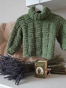 Detské oblečenie - Detský pletený roláčik - 14867890_