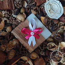 Svadobné pierka - Ružové pierko s ružovým kvetom 101038 - 14867175_