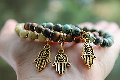 Náramky -  Ochranný_ HAMSA Ruka Fatimy  - 14869271_