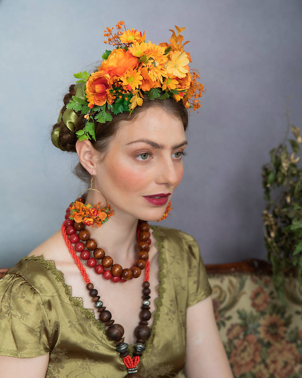 Frida obojstranná čelenka "kým zapadne slnko"