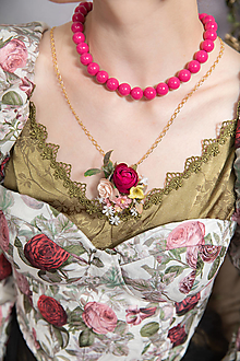 Náhrdelníky - Frida náhrdelník "krása života" - 14871885_