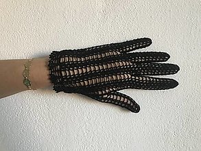 Rukavice - Háčkované rukavičky - 14875100_