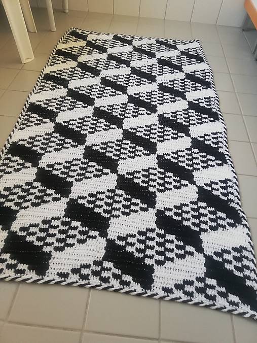Úžitkový textil - Koberček 3D - 14873170_
