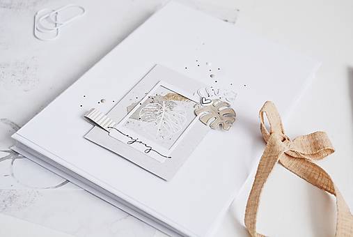 Papiernictvo - Fotoalbum - monstera A5 - 14874690_