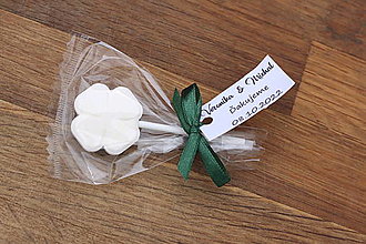 Darčeky pre svadobčanov - Smaragdovo zelená svadba - 14876397_