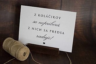 Papiernictvo - Informačná kartička perleťová -  Koláčiky I. - 14876261_