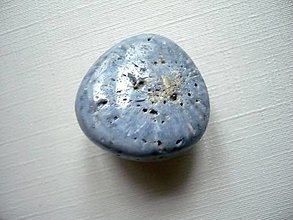 Minerály - Troml. kámen - modrý korál 24 mm, č.3f - 14877308_