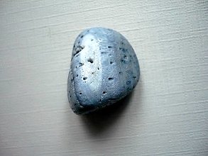Minerály - Troml. kámen - modrý korál 24 mm, č.26f - 14877384_