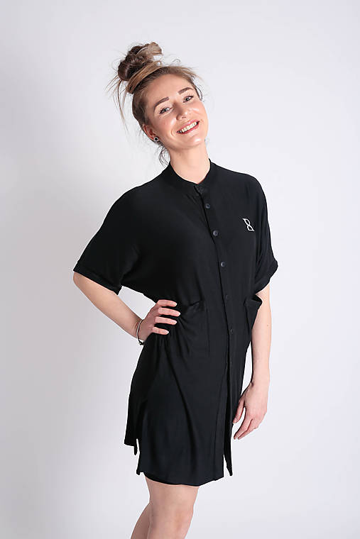 Blúzky a košele - Košela / Limitovaná edícia (XS - Čierna) - 14877064_