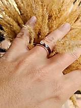 Prstene - Zásnubný prsteň JURING Palisander Slim - 14877612_