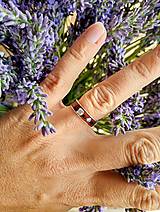 Prstene - Zásnubný prsteň JURING Palisander Slim - 14877614_