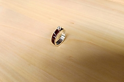 Prstene - Zásnubný prsteň JURING Palisander Slim - 14877615_