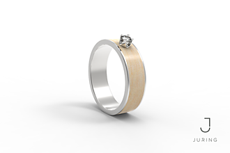 Prstene - Zásnubný prsteň JURING Javor - 14877526_