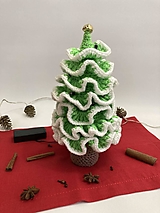 Dekorácie - Vianočný stromček Svietiaci /svetlo zelený/ - 14878079_