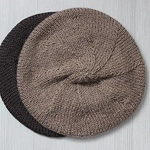 Čiapky, čelenky, klobúky - Baret Kwapa v barvě lískového oříšku - 14879738_