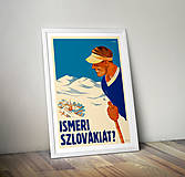 Grafika - Vintage plagát Poznáte Slovensko? - 14878851_
