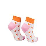 Ponožky, pančuchy, obuv - (L12) Ponožky Srdiečka ružové krátke - 14879655_