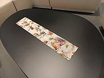 Úžitkový textil - Vianočná gobelínová štóla Svätá rodina  (87x17cm) - 14881730_