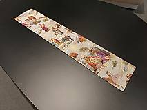 Úžitkový textil - Vianočná gobelínová štóla Svätá rodina  (87x17cm) - 14881732_