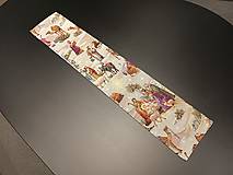 Úžitkový textil - Vianočná gobelínová štóla Svätá rodina  (87x17cm) - 14881739_