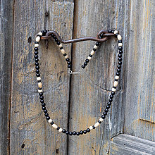 Pánske šperky - drevený náhrdelník - 14882711_