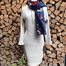 Šaty - Pleteninové béžové šaty vzorok -50%. 26€ - 14882925_