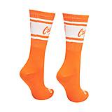 Ponožky, pančuchy, obuv - Vysoké športové ponožky oranžové - 14884830_