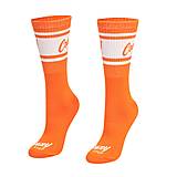 Ponožky, pančuchy, obuv - Vysoké športové ponožky oranžové - 14884832_