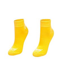 Ponožky, pančuchy, obuv - Športové členkové ponožky žlté - 14884681_