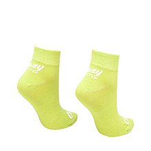 Ponožky, pančuchy, obuv - Športové členkové ponožky zelené/lime - 14884753_