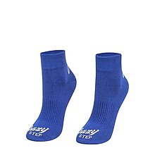 Ponožky, pančuchy, obuv - Športové členkové ponožky modré/berry - 14884802_