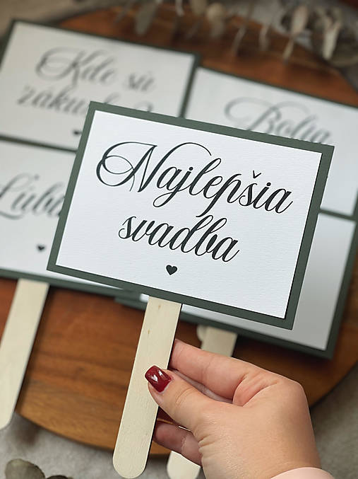 Papiernictvo - Rekvizity na svadobné fotenie sekvojové - 14886414_