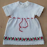 Detské oblečenie - Baby šatočky Biele so vzorkou - 14887256_