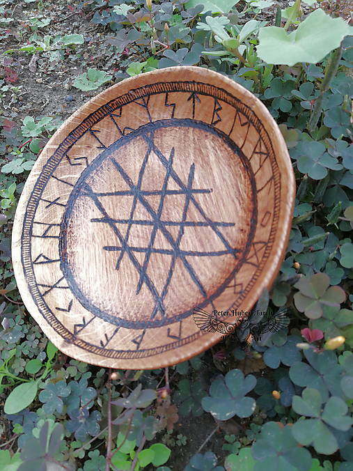 Nádoby - Vikingská miska - Web of Wyrd - Viking bowl - 14885031_