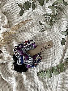Ozdoby do vlasov - Scrunchies set (3 kusy) - 14885651_