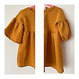 Detské oblečenie - Šaty s dlhým rukávom - vyšívaný mušelin - 14888160_