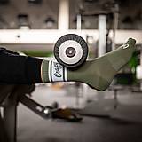 Ponožky, pančuchy, obuv - Vysoké športové ponožky zelené/olive - 14885682_