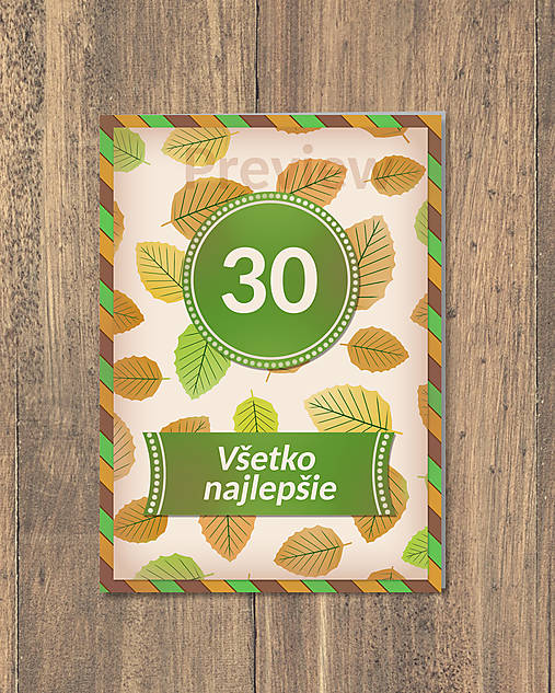 Papiernictvo - Nežná jeseň – pohľadnica k narodeninám (buk) - 14886010_