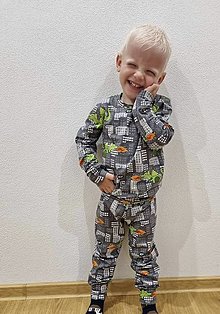 Detské oblečenie - Detské pyžamo dráčik - 14888518_